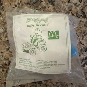 Muppet Babies Mcdonalds Toys 1990 Baby Kermit Vintage New VTG McDonald